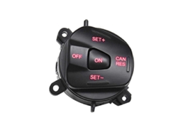 Botão Da Direita Do Controle De Cruzeiro No Volante Com Led Vermelho Para Fiesta Mk7 Mk8 Escort Ecosport 2013 2015. Sygo