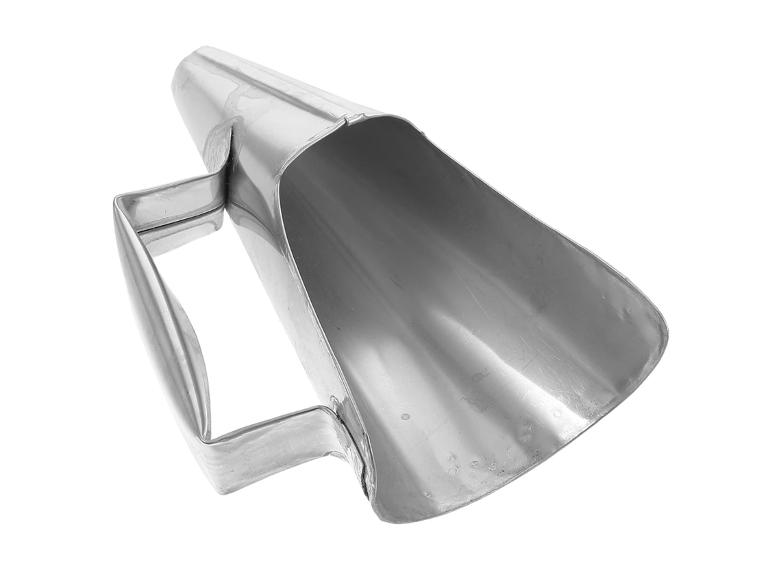 Funil De Metal Levemolo Para Óleo Cozinha Com Cabo Antiderrapante, Ideal Para Encher Garrafas E Embalar Lanches Em