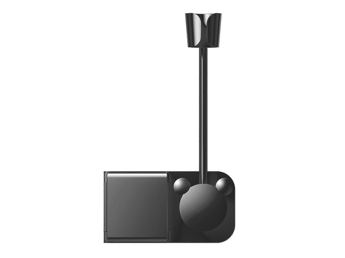 Suporte de Secador Cabelo Sem Punção Ajustável Rack Multifuncional para Quarto Casa GOKOCO