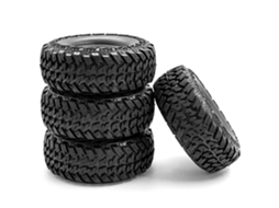 Pneus E Rodas Para Carro Rc 1/10 Traxxas Trx-4 Axial Scx10 90046 90047 Cc10