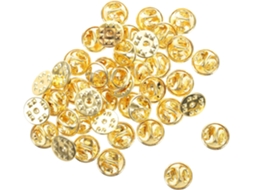 Fecho De Metal Dourado, Pacote Com 100 Peças