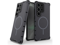 Capa Para Samsung Galaxy S26 Ultra Magnético Sem Fios Robusta Cinzento Czhhmart