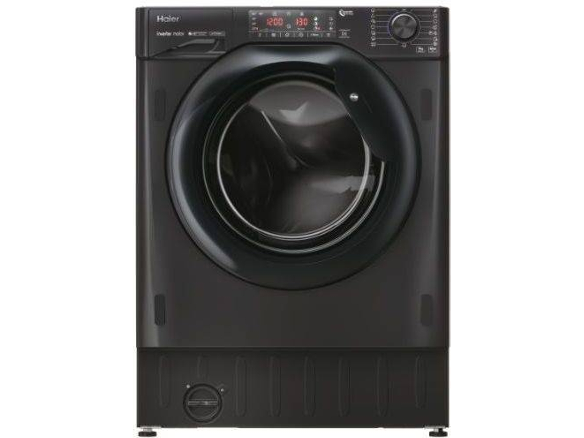 Máquina de Lavar Roupa Encastre HAIER HWQ90B41 (9 kg - 1600 rpm - Preto)