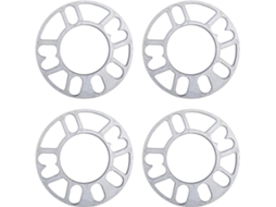 Espaçadores De Roda De Liga De Alumínio De 4 Peças De 5 Mm, Universal Para Montagem De Roda Com 4 Ou 5 Parafusos, Para Automóvel