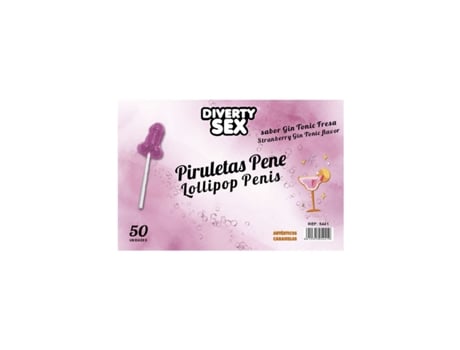 Pirulito Erótico Divertysex 100 Peças