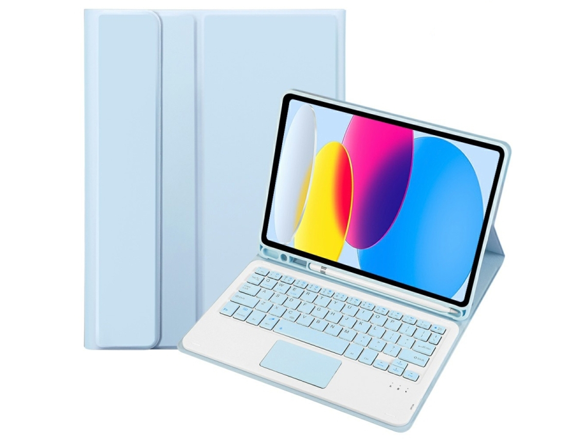 Capa Com Teclado Bluetooth E Touchpad Com Slot Para Caneta Para Ipad Air 7 2025 11 Polegadas Português