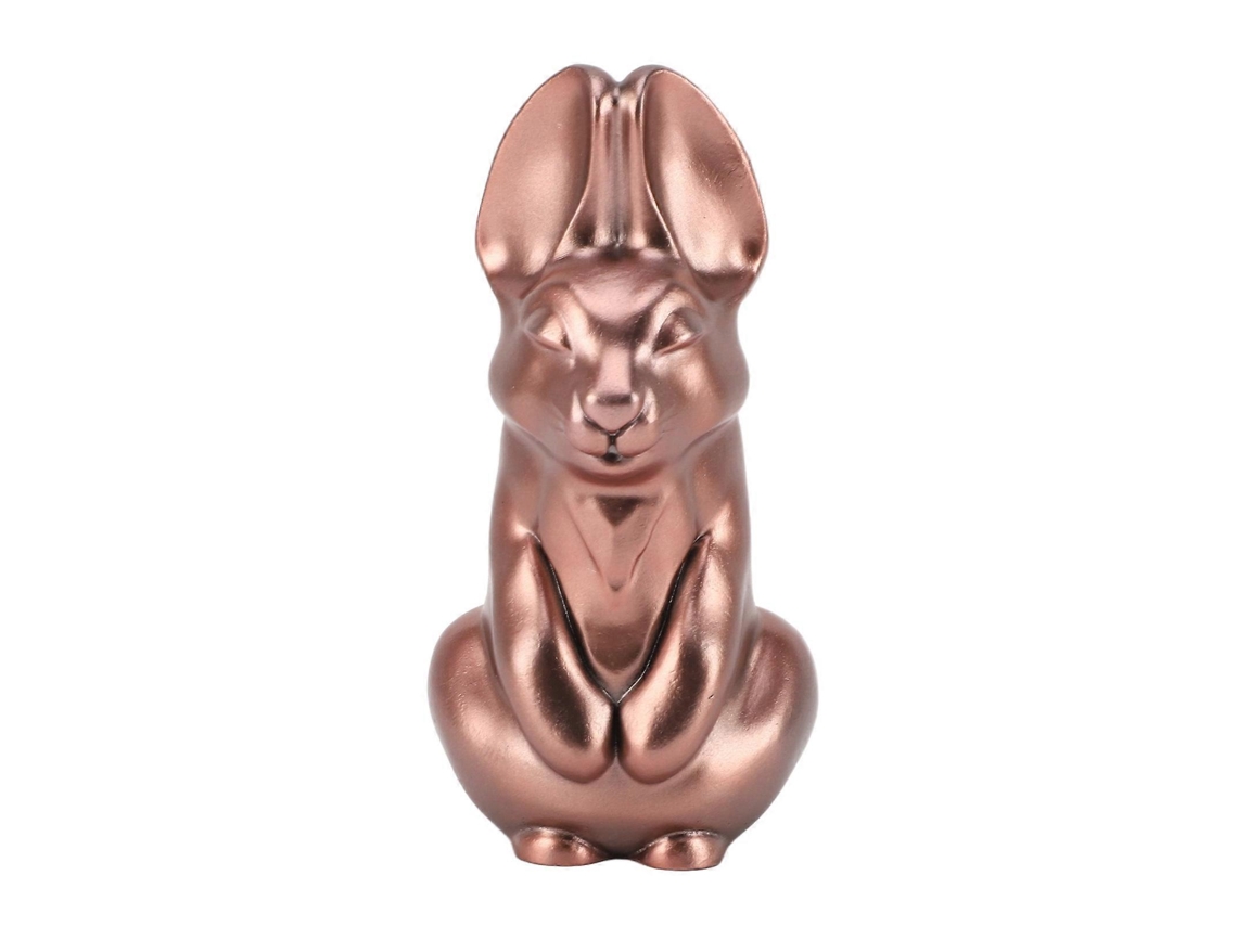 Escultura De Coelho Dourado Estatueta Elegante De Coelho De Resina Para Decoração De Mesa Ou Prateleira Olysi Shop