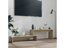 Vidaxl Móvel De Tv 180x30x43 Cm Derivados De Madeira Carvalho Sonoma