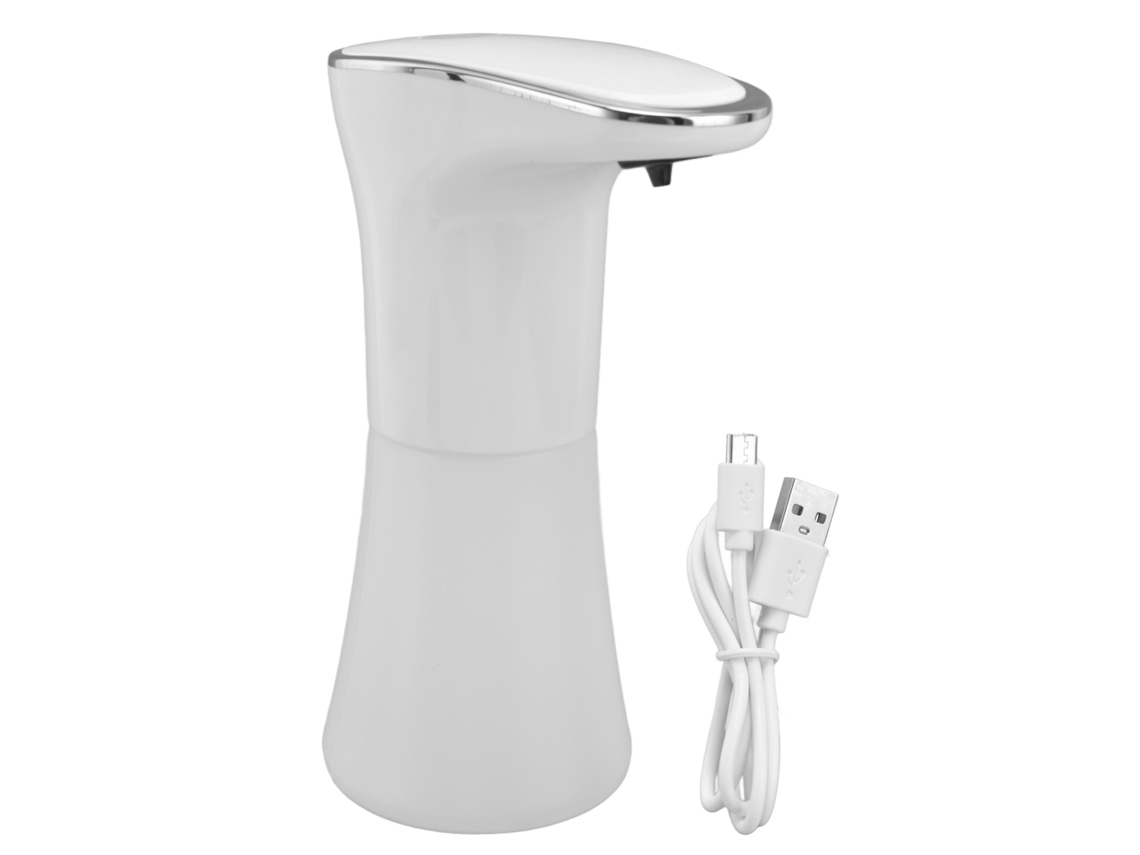 Dispensador de Sabão Automático Sem Contato com Sensor Inteligente Recarregável Usb 400ml S/MARCA