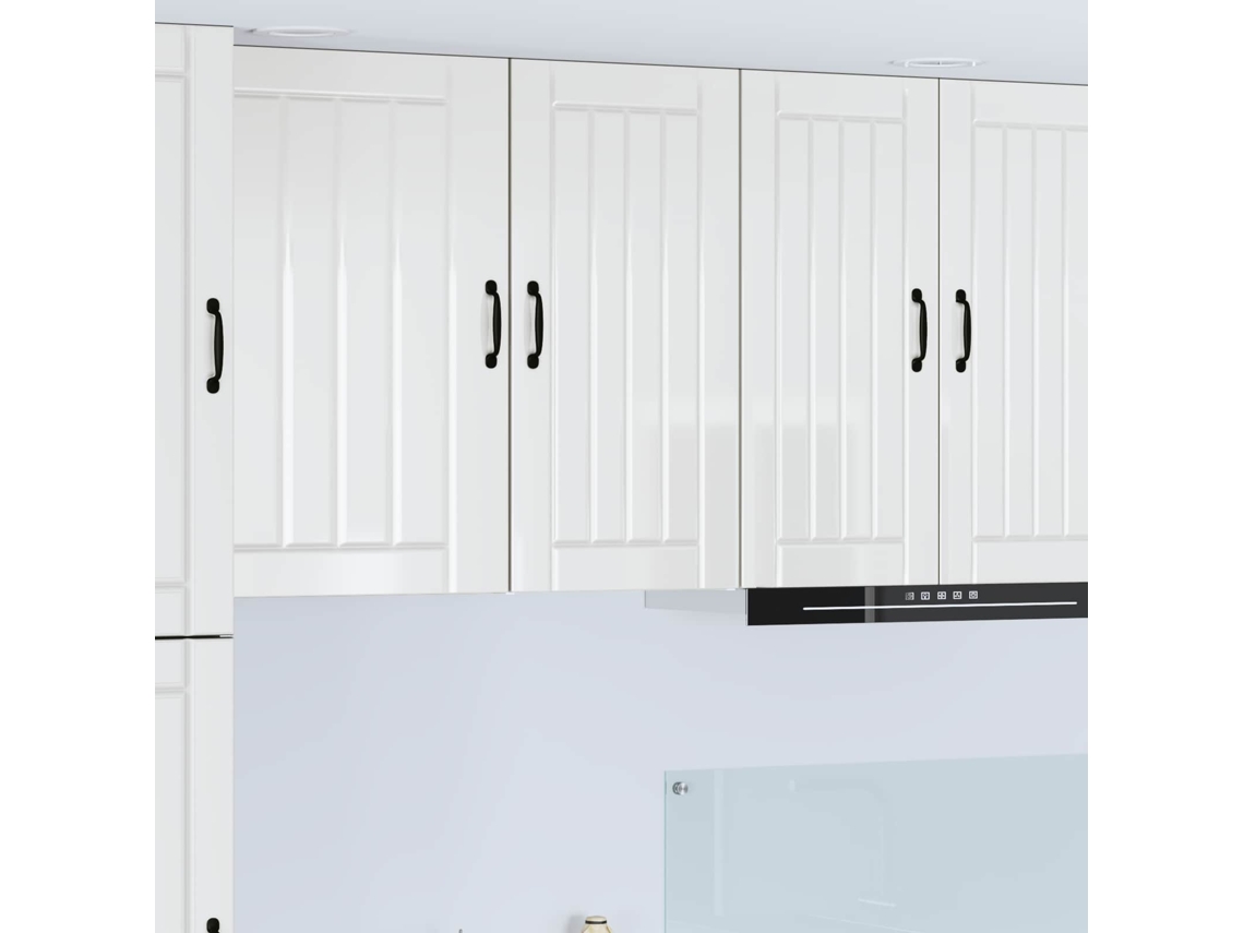 Vidaxl Armário De Parede Lucca Branco Brilhante 40 X 31 X 80 Cm
