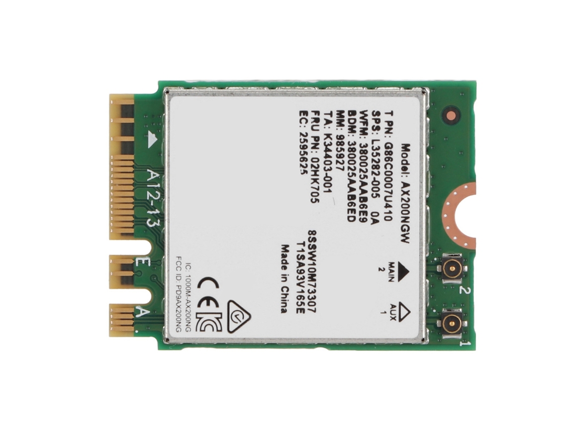 Lurelia Placa Wi-fi M.2 Ngff Ax200 Ax160 Wi-fi 6 2974 Mbps 2400 Mbps 2,4 Ghz Bluetooth 5.0