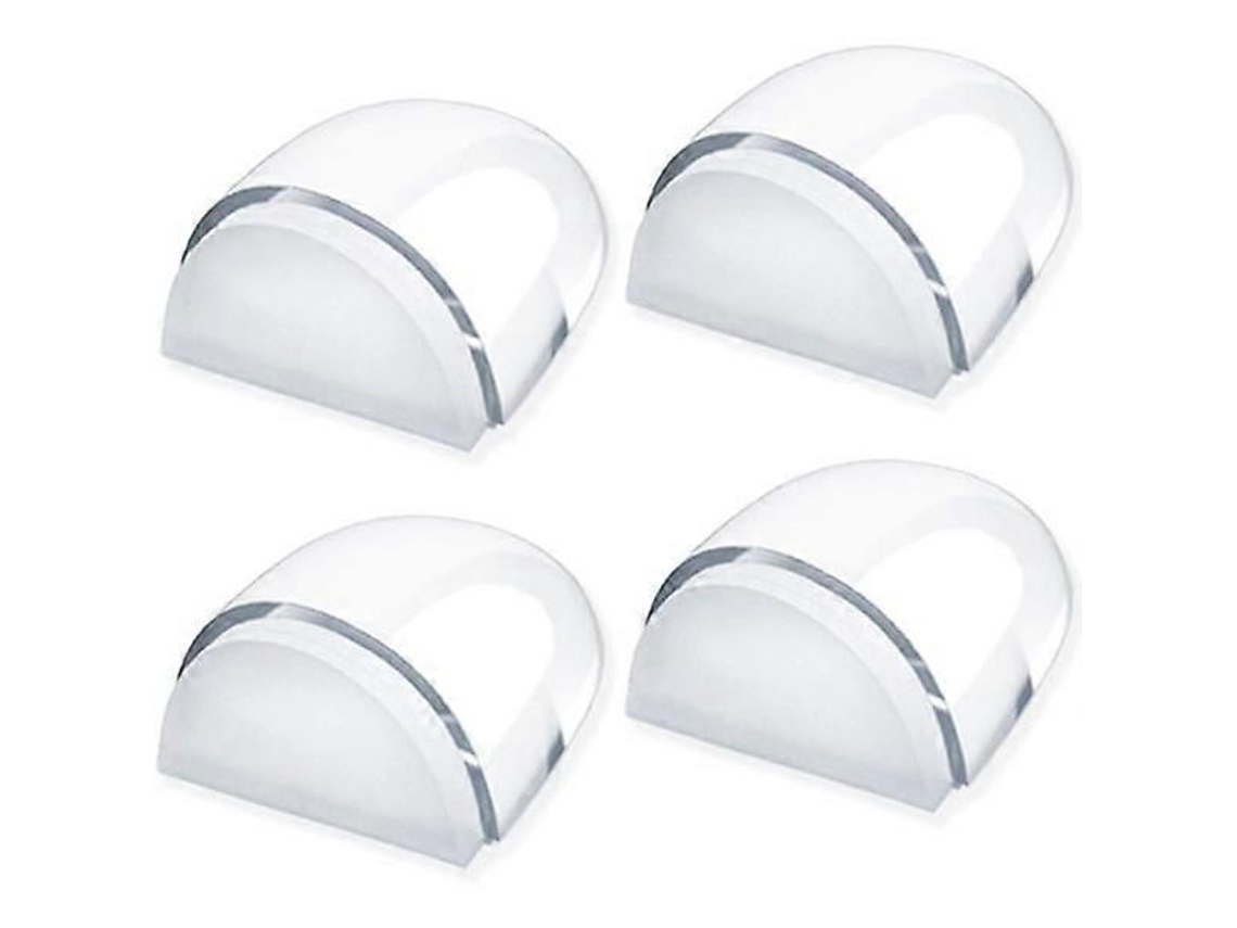Batentes De Porta, Conjunto De 4, Transparentes E Autoadesivos