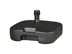 Base redonda de lastro, 46x45x26cm, HDPE, preta DECORALAR TECH
