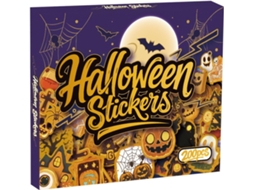 Adesivos De Halloween | 200 Adesivos Decorativos Impermeáveis Para Skate, Celular, Mala, Skate E Garrafa Tema De Halloween Gokoco
