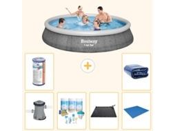 Bestway Piscina Bestway Fast Set Redonda - 396x84 Cm - 7-peças S21454