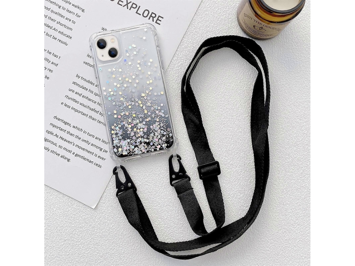 Lurelia Capa Com Cordão Iphone 14 Plus Tpu Pc Brilho