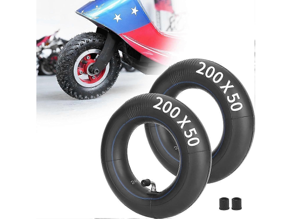 2 Unidades De Câmaras De Ar Para Scooter, 200x50 8x2, Compatíveis Com Razor E Outros Modelos