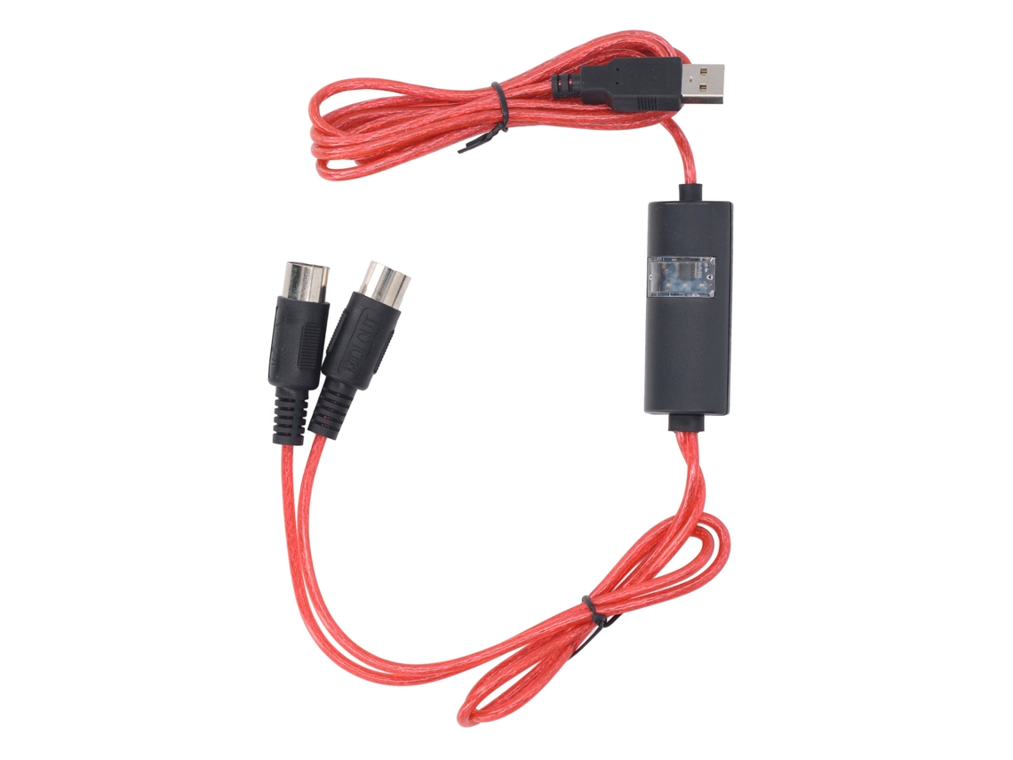 Cabo Usb para Midi EOOCOO