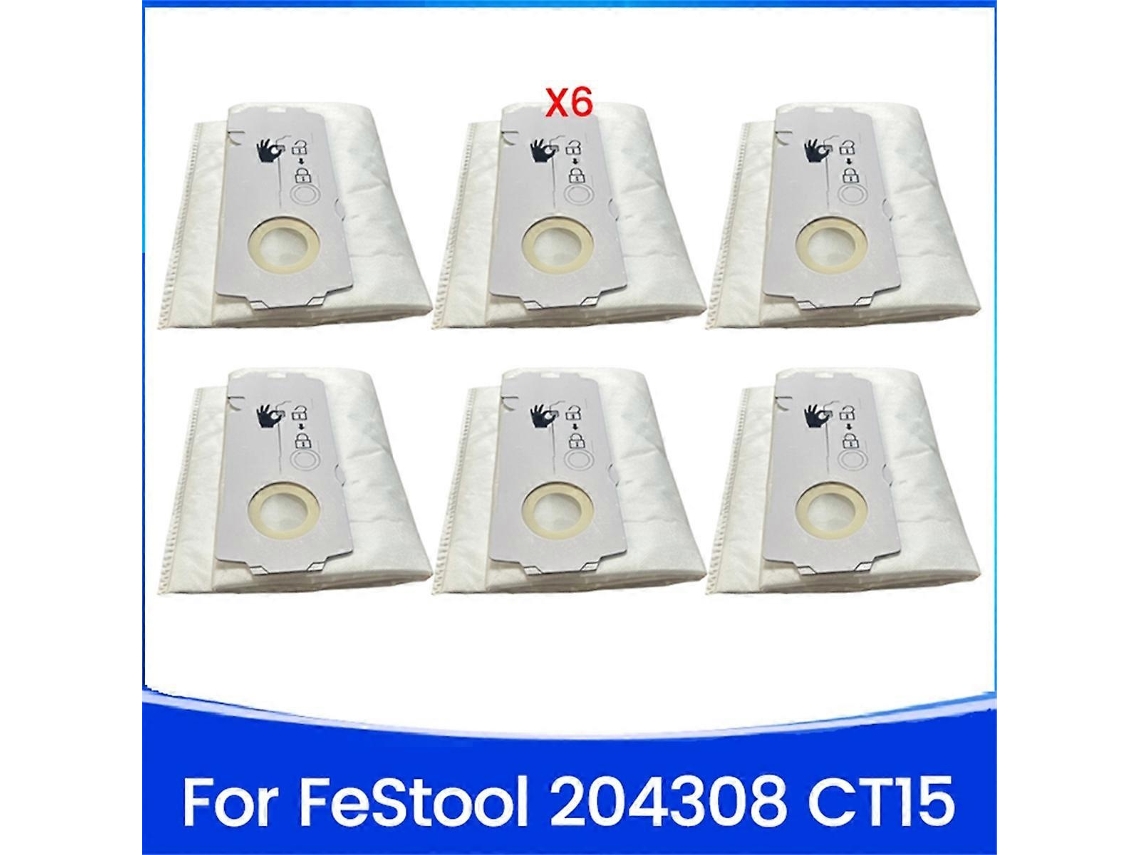 Lurelia 6 Sacos Para Aspirador Material Resistente