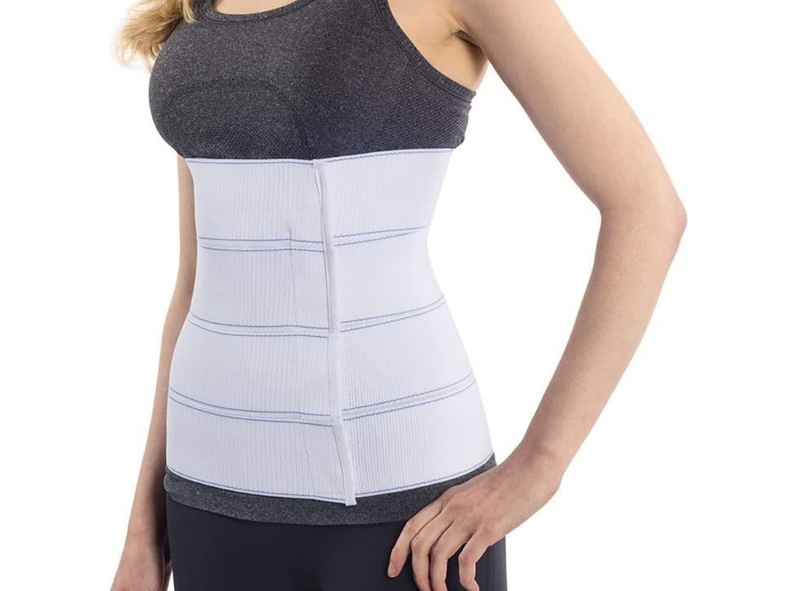 Cinta Modeladora Pós, Parto Elástica Para Suporte Abdominal, 23 Cm De Largura, Tamanho Xl(105 Cm)