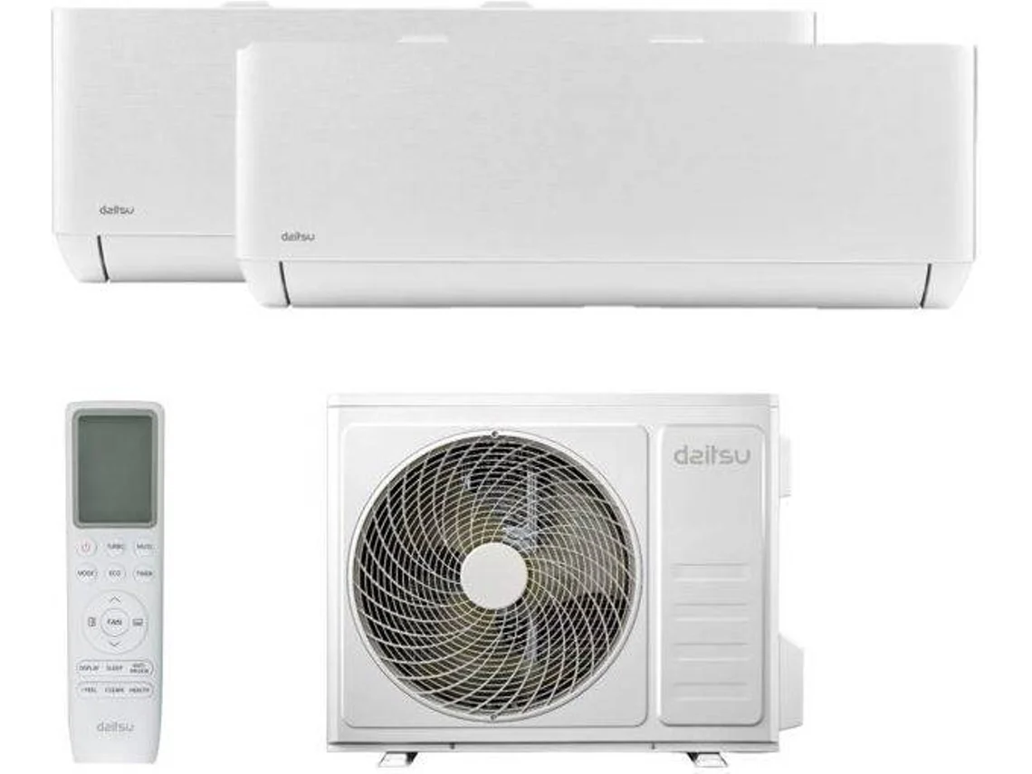 Ar Condicionado DAITSU MultiSplit Free Max Plus 9+12 (18+24 m2 - 9000+12000 BTU - Branco)