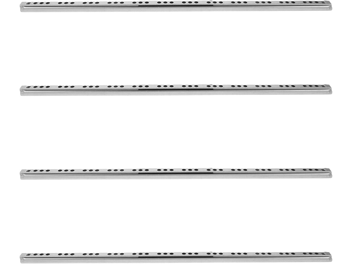 Yardenfun Conjunto De 4 Pares Corrediças Laterais Gaveta 406mm Com Amortecimento Silencioso, Duas Seções, Rolamentos De