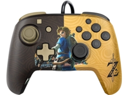 Comando PDP Faceoff Deluxe+ Link - Zelda (Nintendo Switch)
