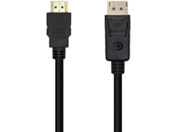Lurelia Adaptador Displayport Para Hdmi 3 Mbps Displayport Hdmi Para Hdmi 3 M Preto 4k Suportado