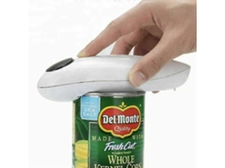 Lurelia Abridor De Latas Elétrico Automático, Um Toque, 2 Pilhas Aa