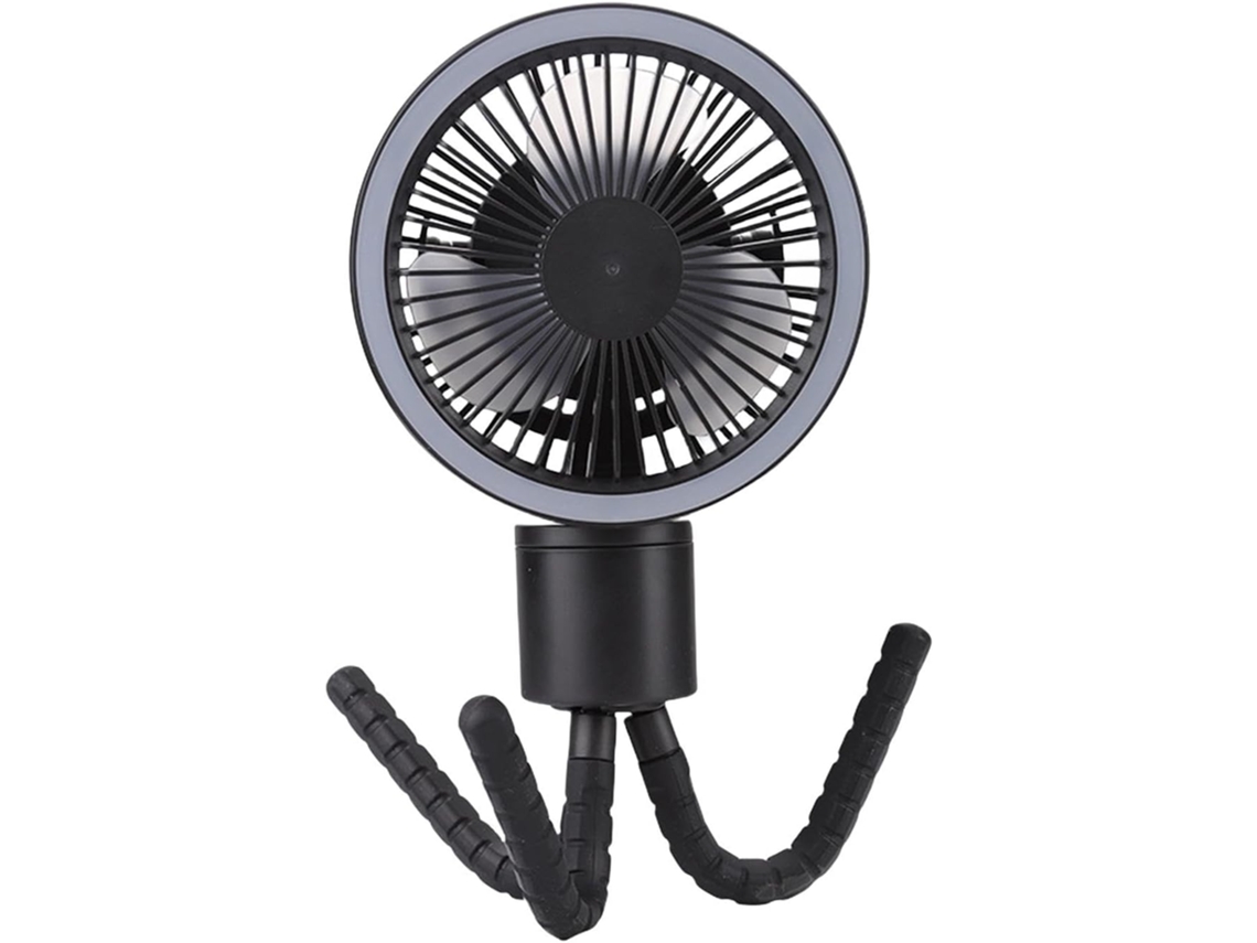 Ventilador De Teto Com Luz, Portátil Para Barraca