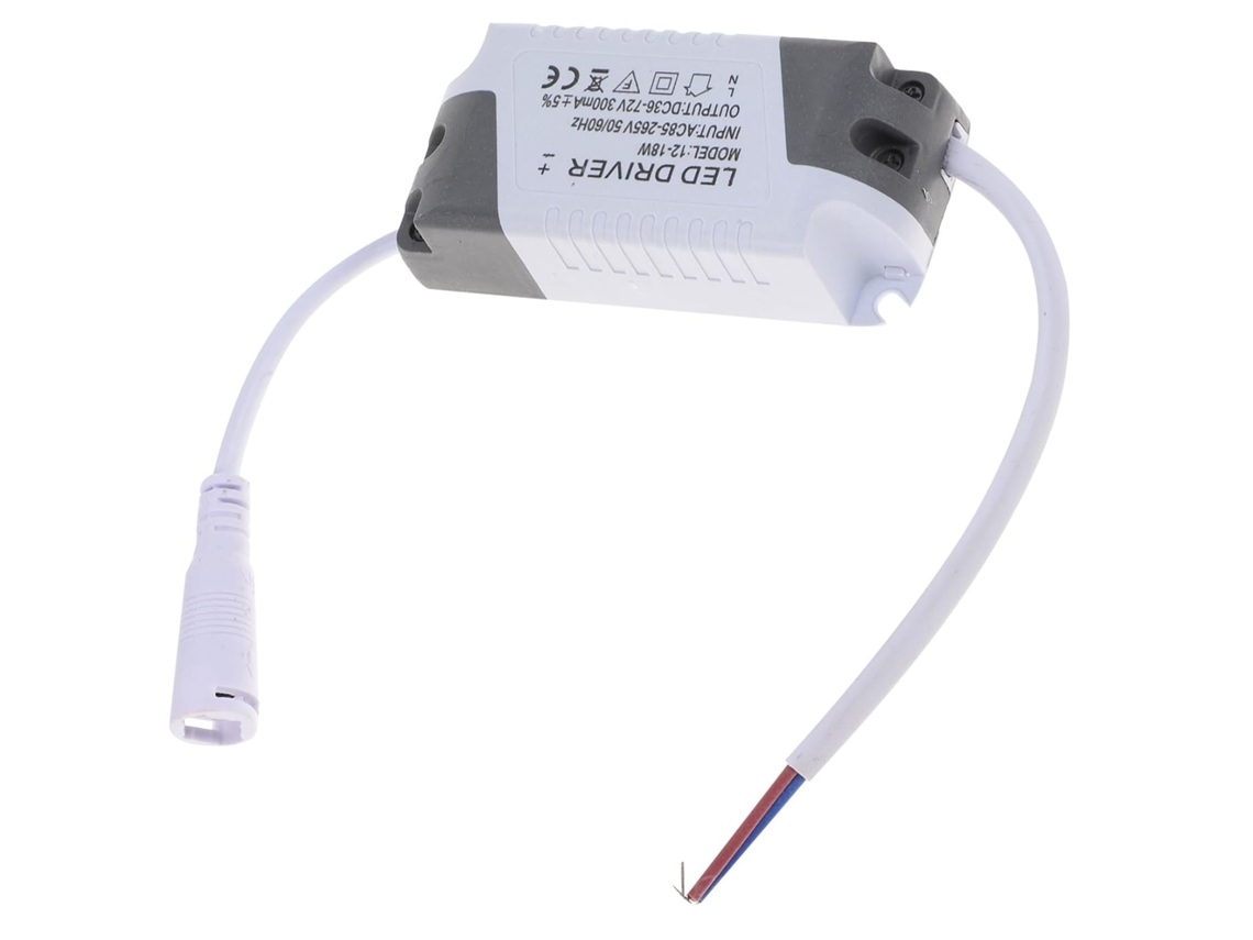 Fonte De Alimentação Chaveada De Led De 18 W Cc Para Luzes De Pátio E Armário, Controlador De Corren Gokoco