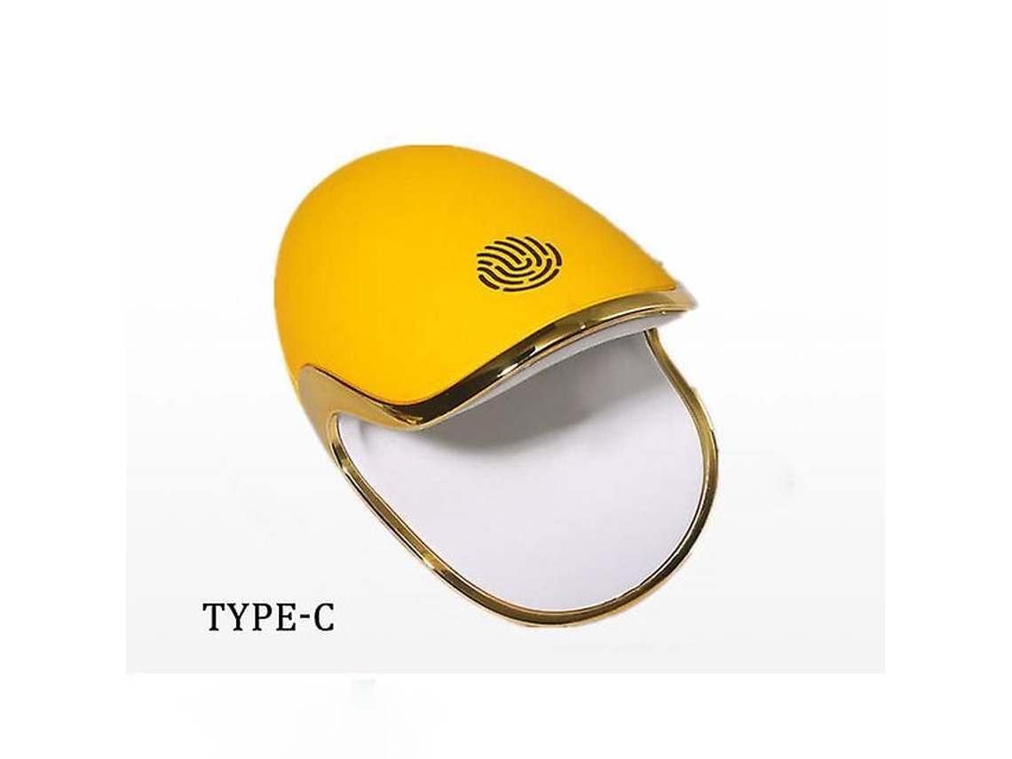 Quick Dry Touch Button Lâmpada de Unha Mini Q6 6w 3led Uv Upgrade Secador Gel Unhas Tipo C Carregamento Lâm Pada Manicure Profiss GOKOCO