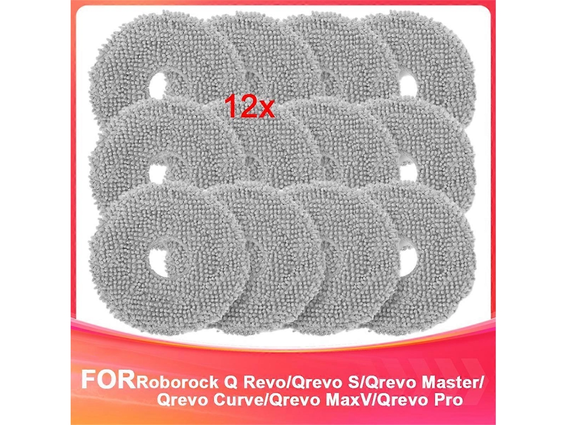 Acessórios Compatíveis com Esfregão para Q /qrevo S/qrevo Master/qrevo Curve/qrevo Maxv, Pano de Esfregão Lavável BRILVIBERA