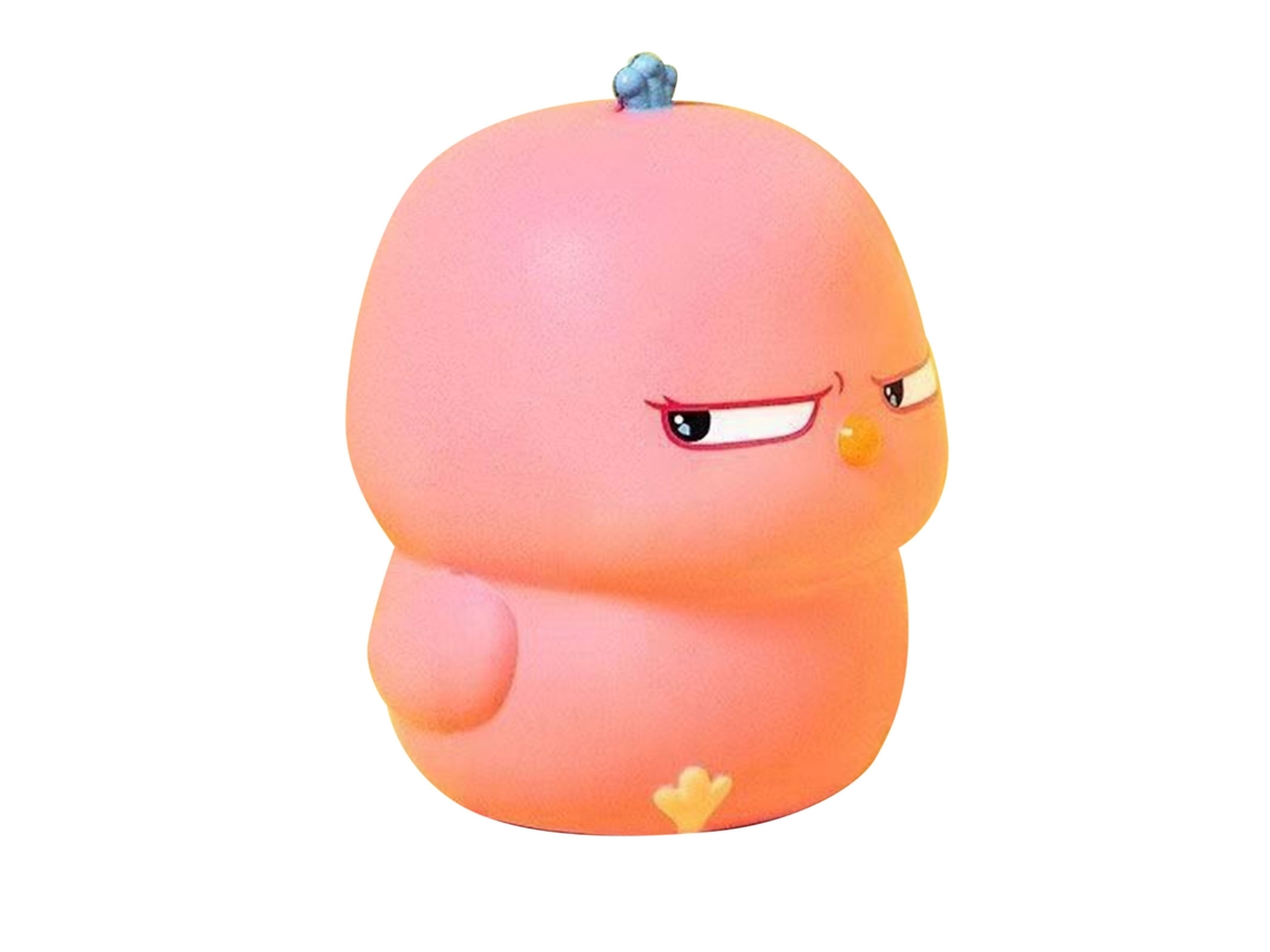 Brinquedo De Compressão De Pequeno Frango Cômico Cute Para Aliviar O Estresse E A Ansiedade Cor Rosa