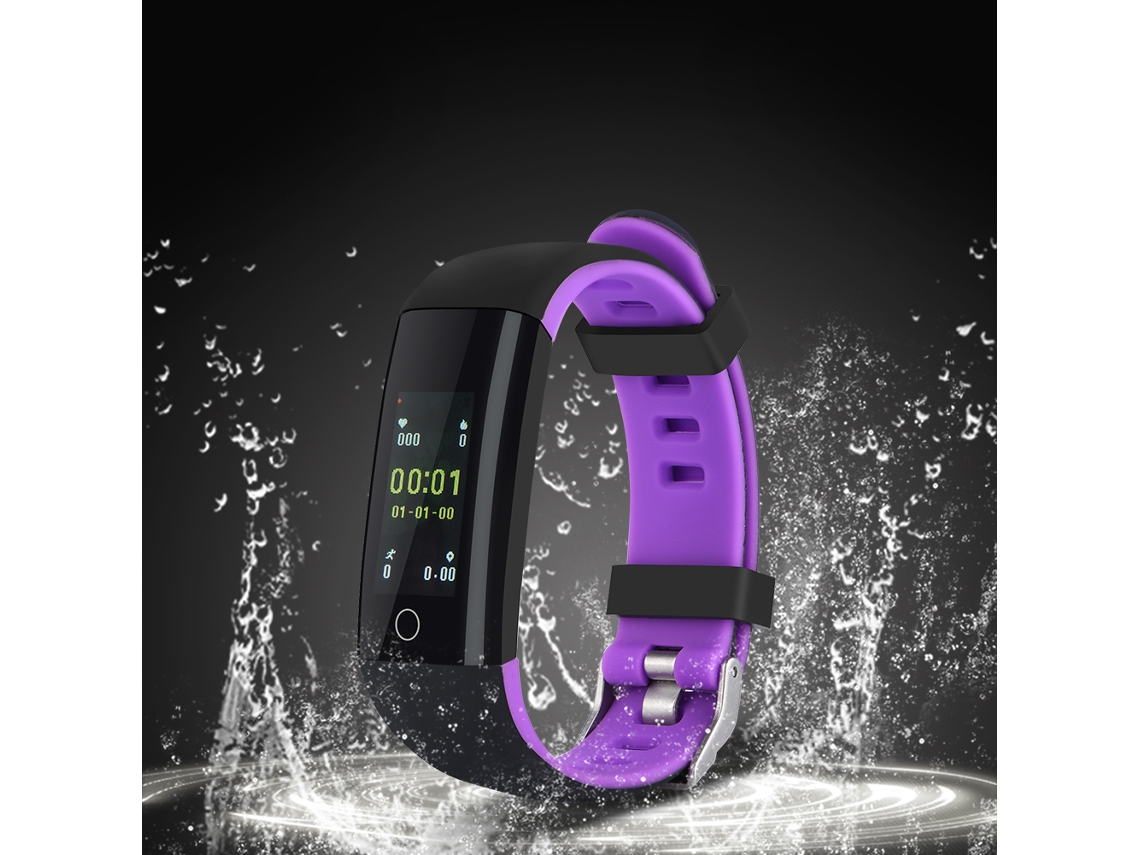 Pulseira Inteligente EOOCOO, tela colorida esportiva, monitoramento de frequência cardíaca
