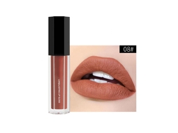 Pintalabios Mate Largo Duración Brillo Labial No Pegajoso Hidratante Herramienta De Maquillaje Labial 08