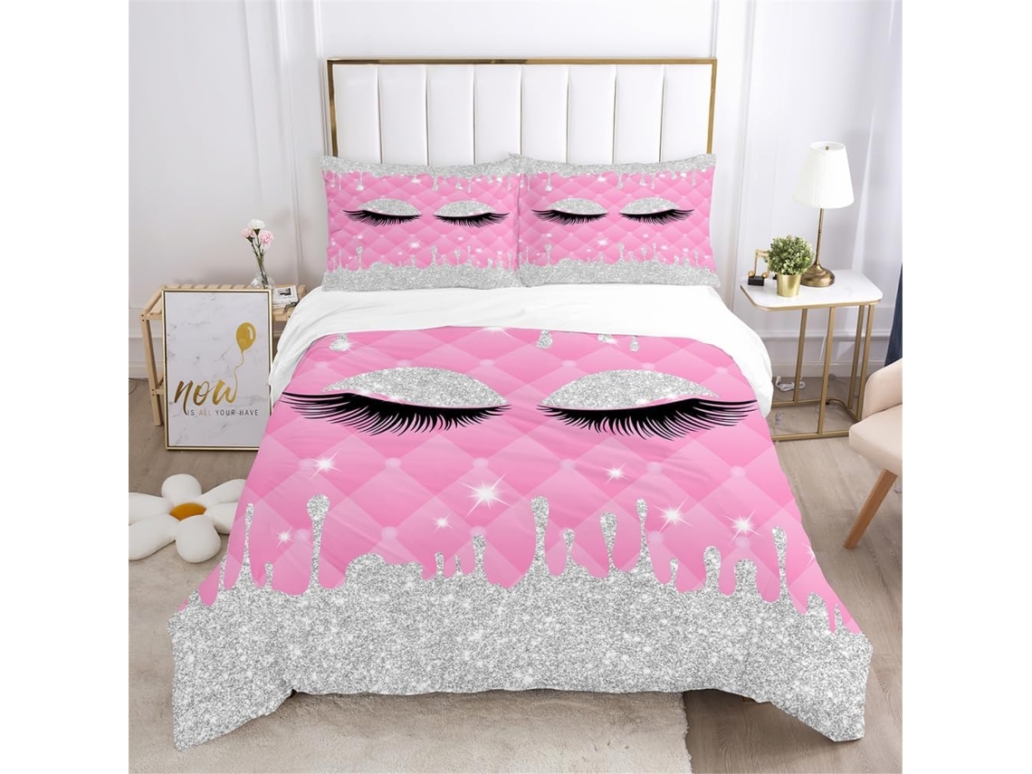 Capa de Edredom Infantil em Microfibra Fronha 240x260 Cm