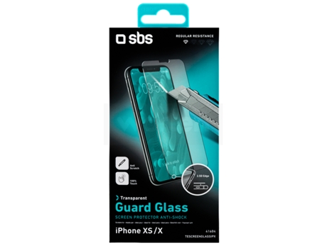 Película Vidro Temperado iPhone X, XS, 11 Pro SBS Guard Glass