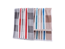 Conjunto de Toalha NEVEANCE Mão Listradas Macias Absorventes Algodão - 2pcs (34x72cm)