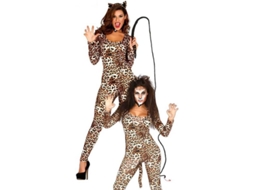 Fato de Mulher DISFRAZZES Leopardo (Tam: S/M)