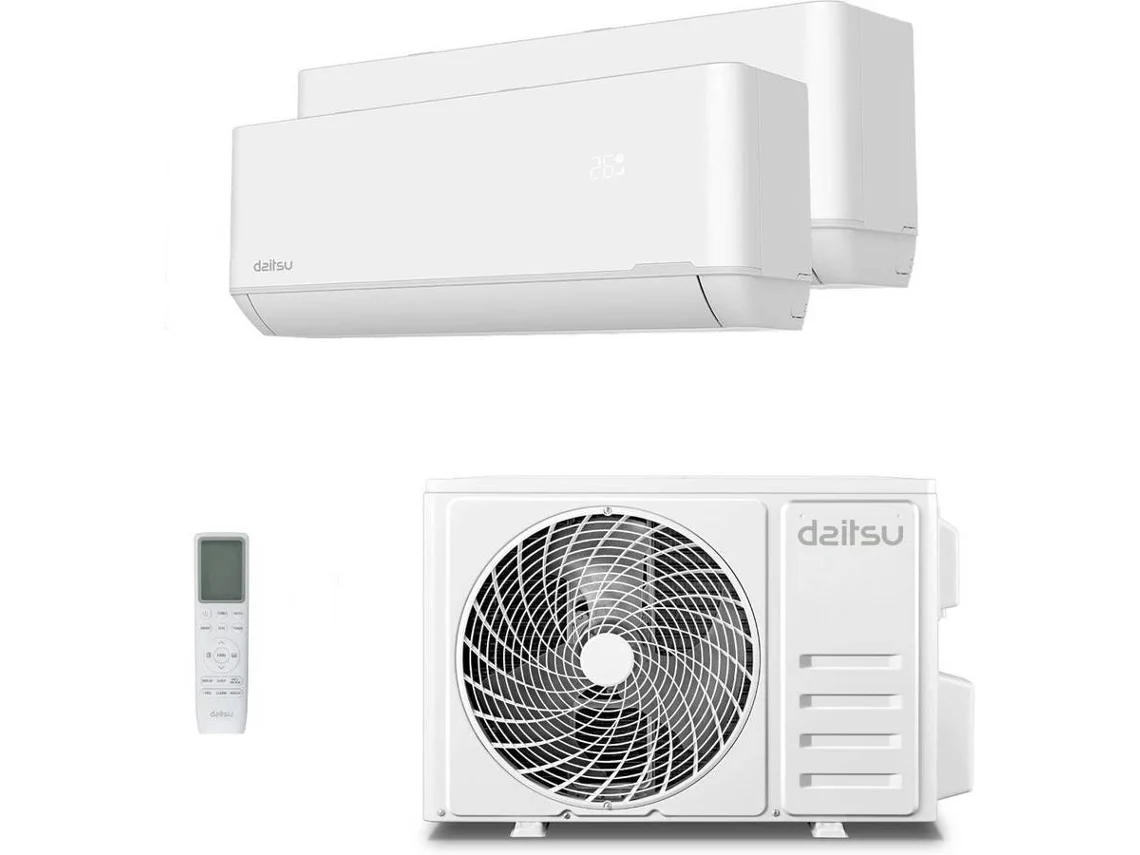 Ar Condicionado DAITSU MultiSplit Free Max Plus 9+12 (18+24 m2 - 9000+12000 BTU - Branco)