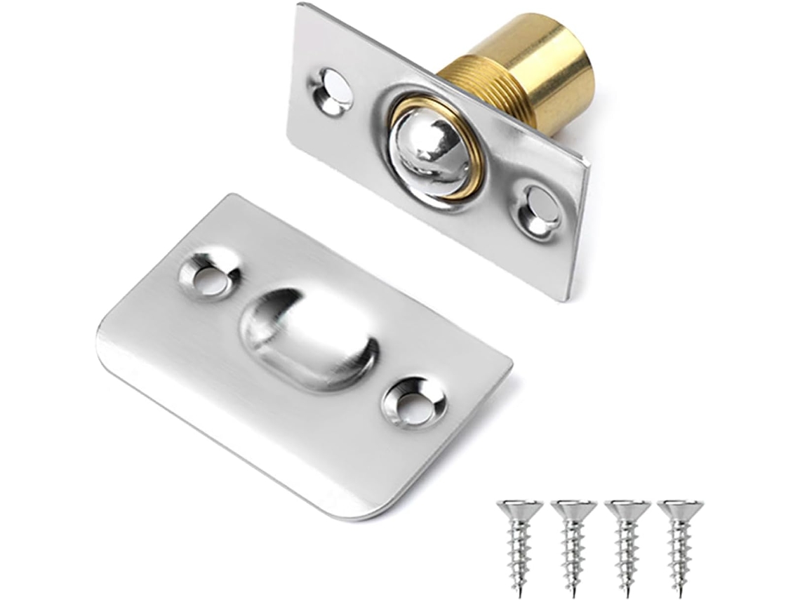 Fecho De Esfera Para Porta Armário, Fechos Para Portas Internas, Rolamento Ajustável, Instalação Simples, Substituição