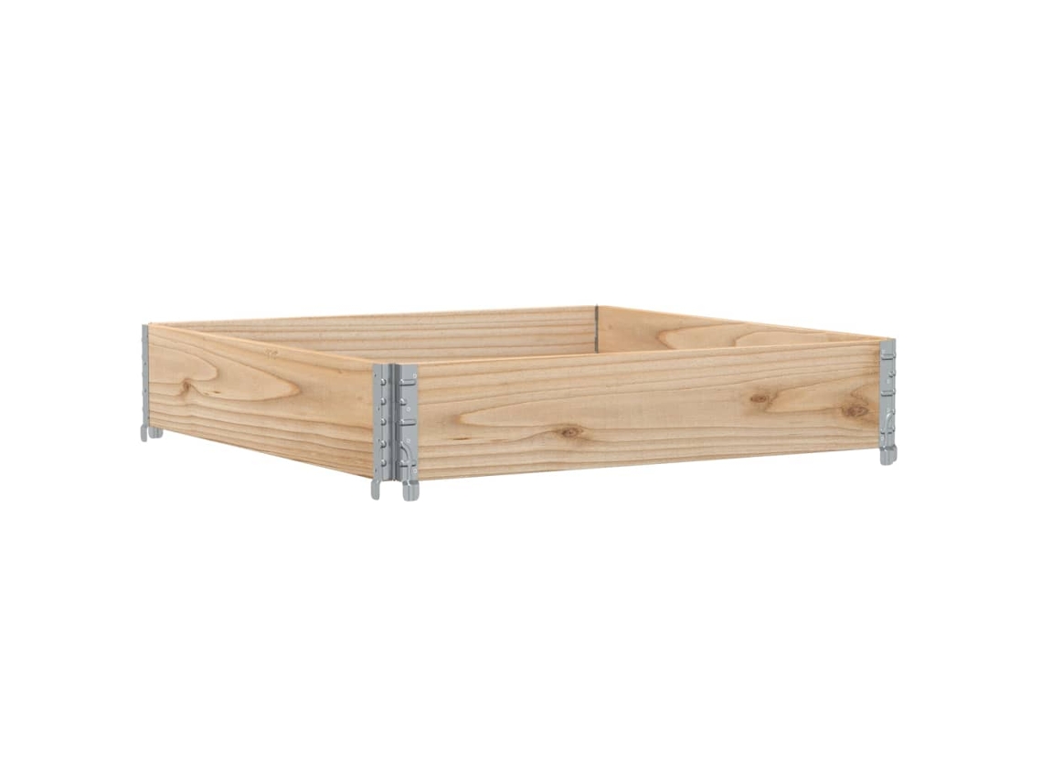 Garden Planter, Garden Planters Vidaxl Marrom Madeira De Pinho (100 X 100 X 21.5 Cm)