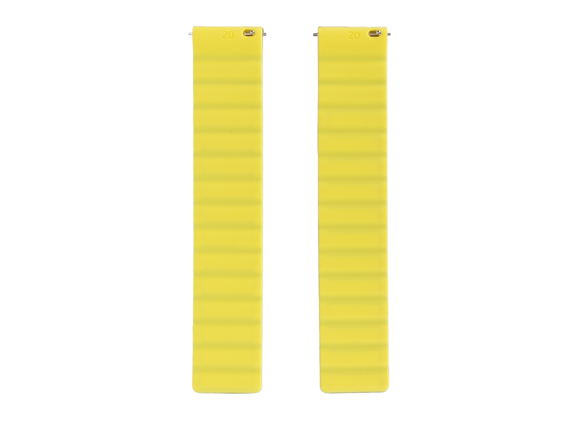 Cinto de Relógio Magnético de Silicone 20mm Universal Ajustável EOOCOO