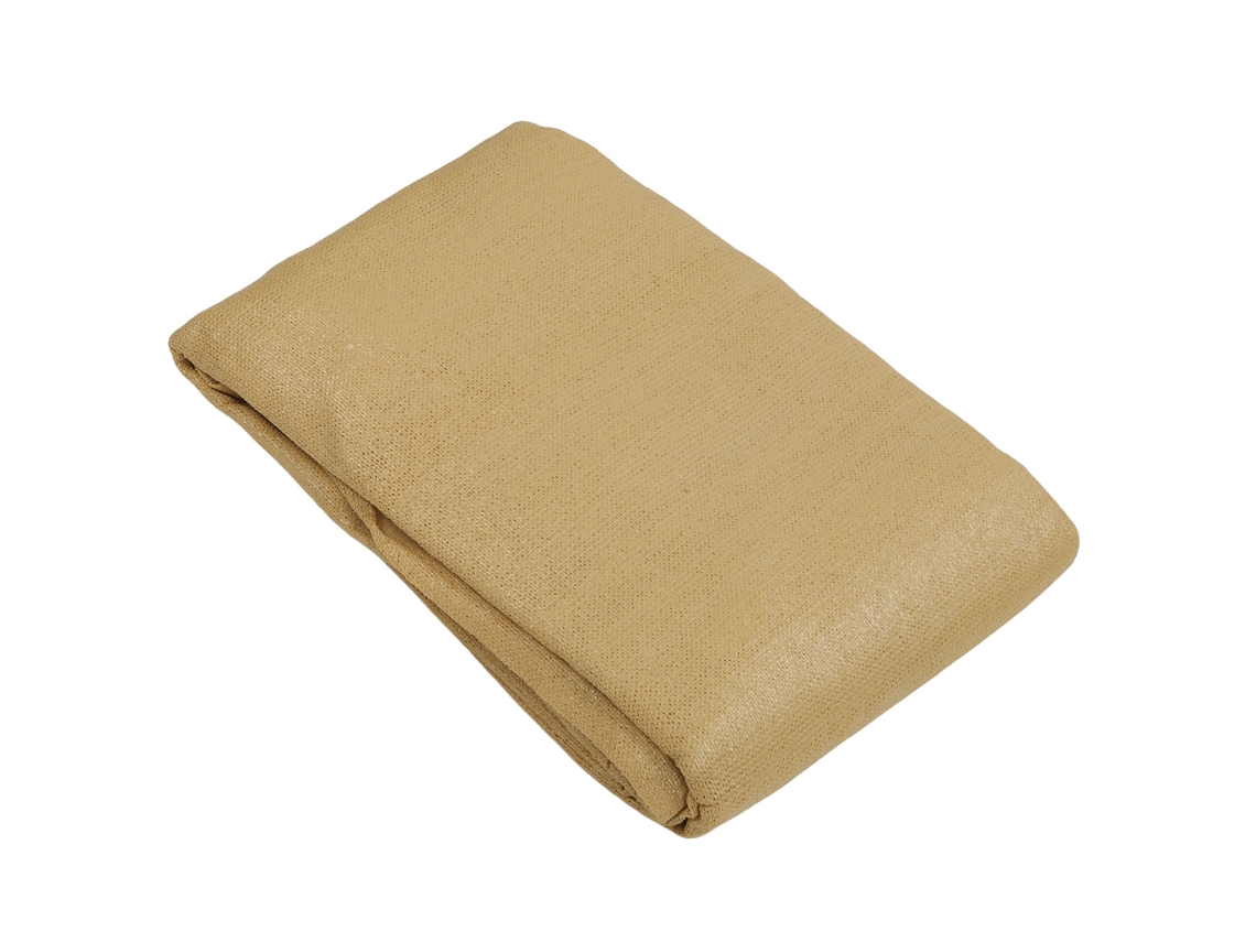Sail de Sombra Exterior 4x6m Bege Jardim Piscina Hdpe