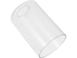 Abajur Cilíndrico de Vidro Transparente para Instalação Elegante e Fácil. SFUSHOS