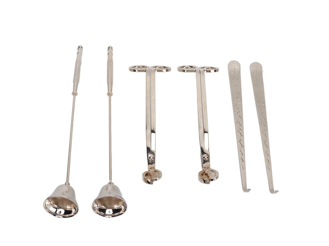 Kit 6 Peças Acessórios Velas Inox Durável