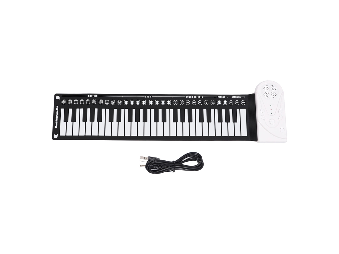 Aetheria piano Teclado Enrollable Portátil 49 Teclas Con Altavoz Integrado Fácil Transporte