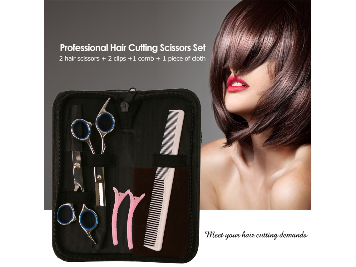 2026-kit De Tesouras Profissionais Para Corte De Cabelo, Desgrosamento E Penteados Em Salão Ou Lar