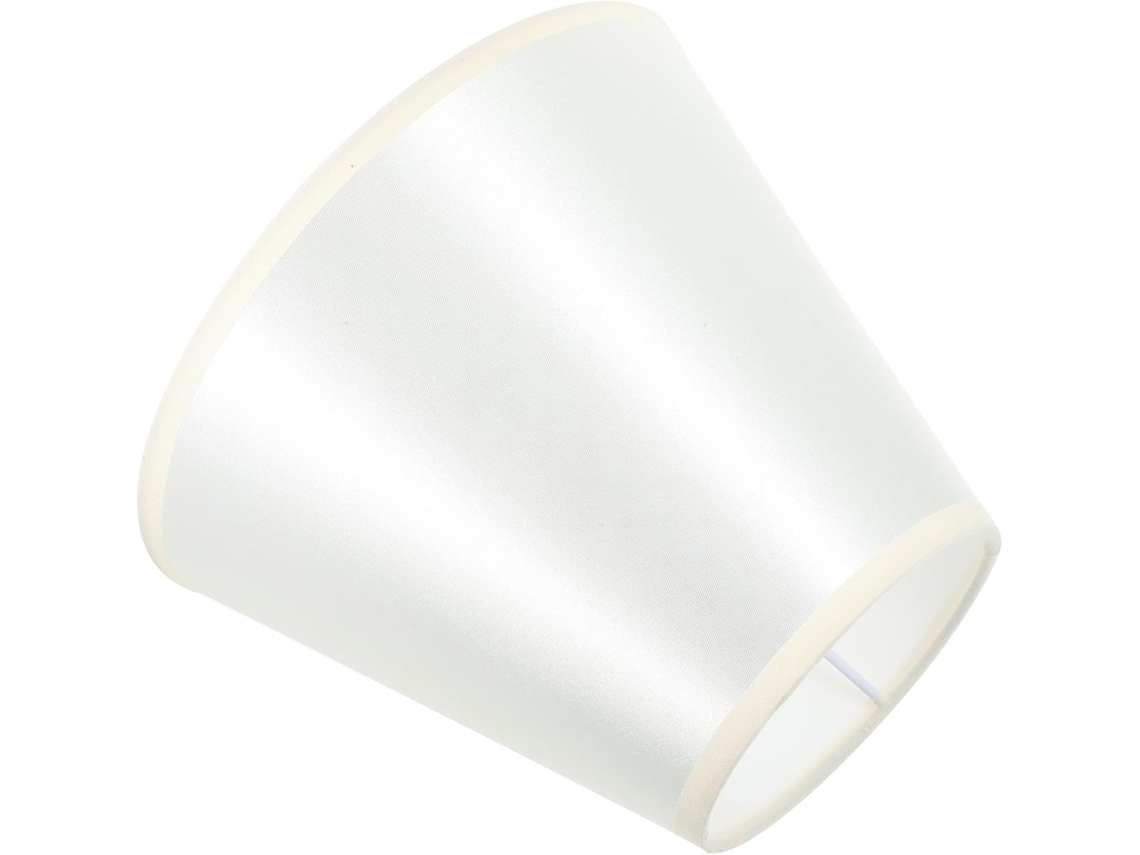 Abajur De Tecido Branco E27 E14, Estilo Retrô Para Quarto E Sala De Estar.